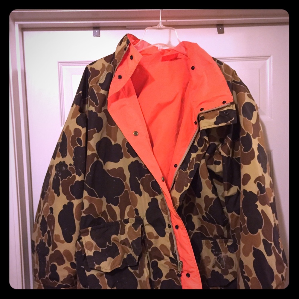 Columbia reversible camo jacket waterproof
